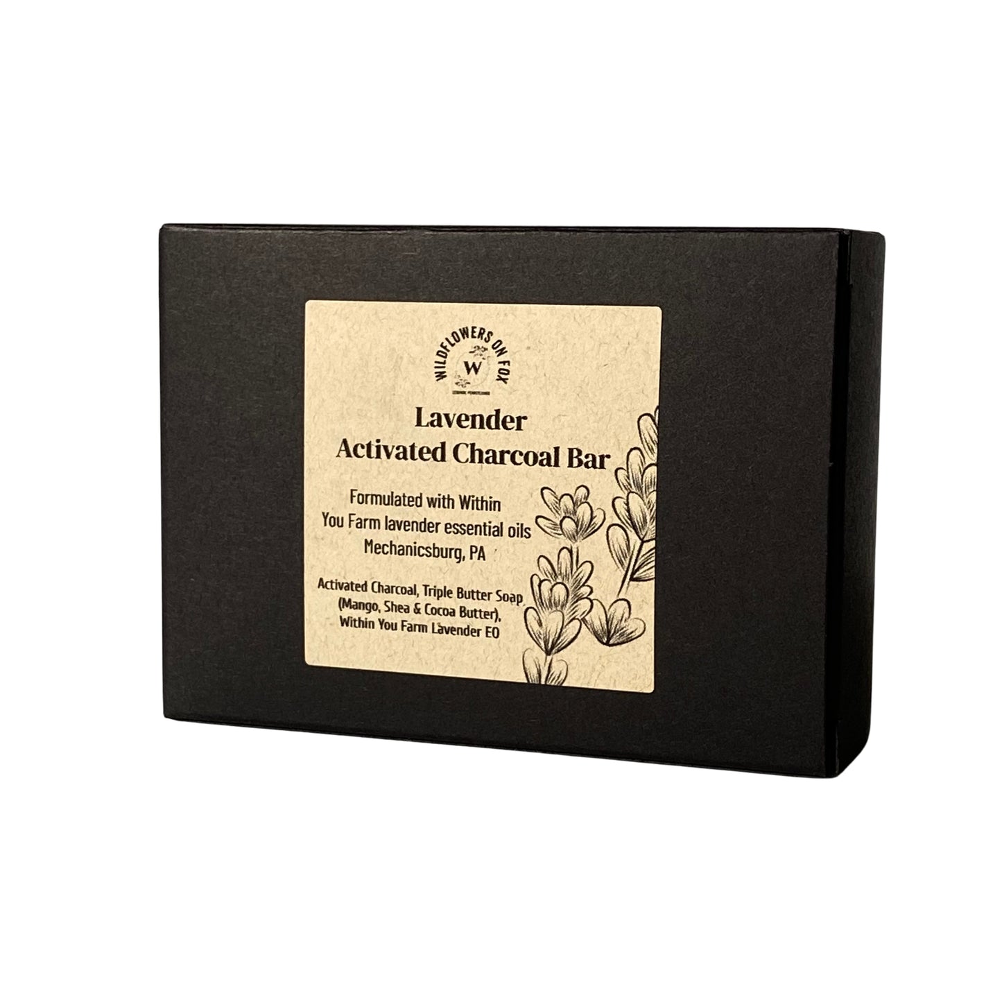 Lavender Charcoal Soap Facial Bar