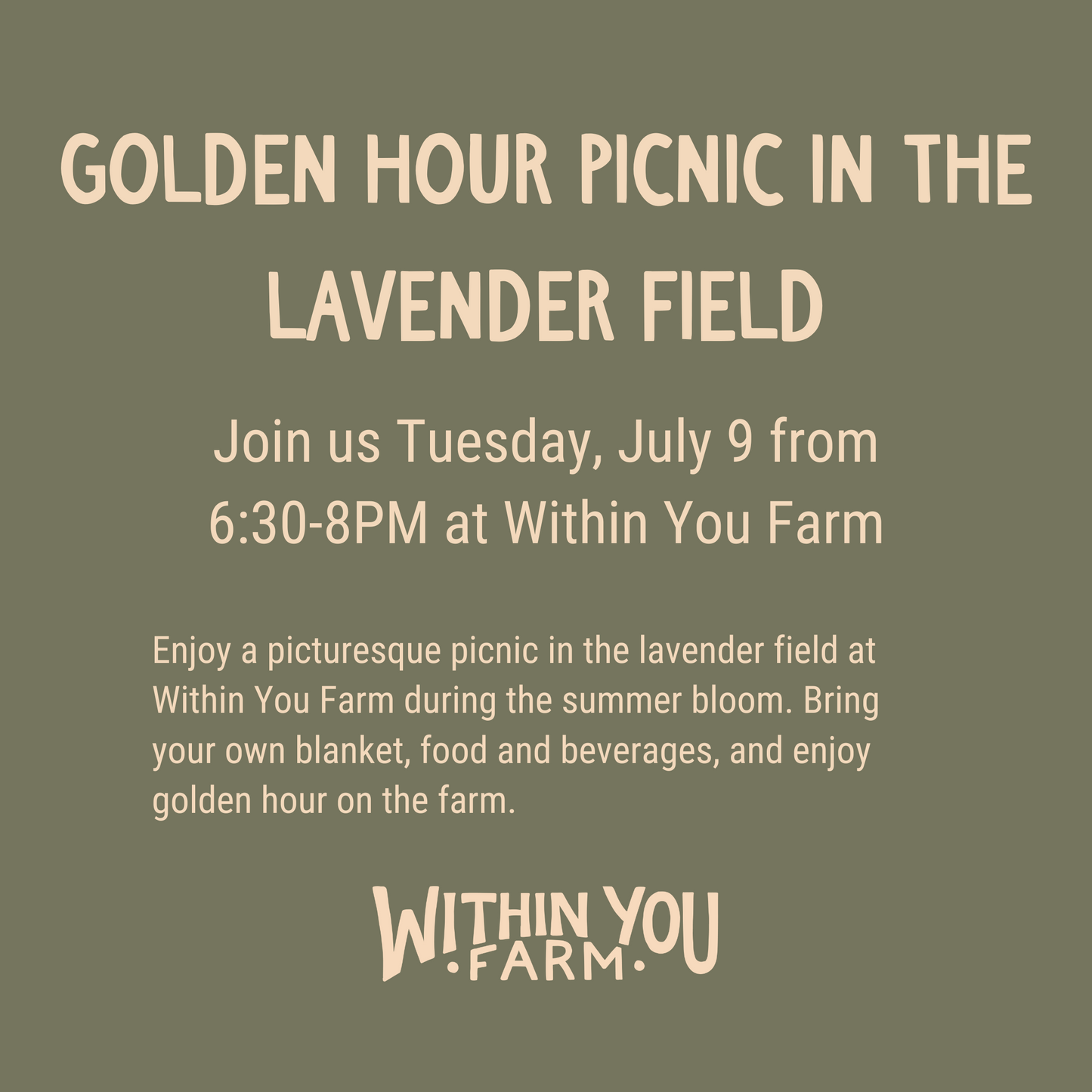 Golden Hour Picnic in the Lavender Field (7/9)