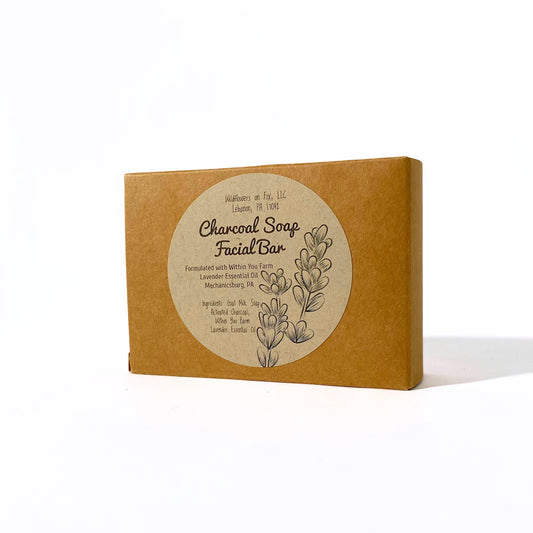 Lavender Charcoal Soap Facial Bar