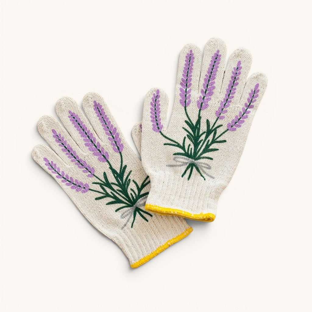 Lavender gardening gloves, view 1