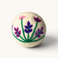 Wool dryer balls with mixed flowers